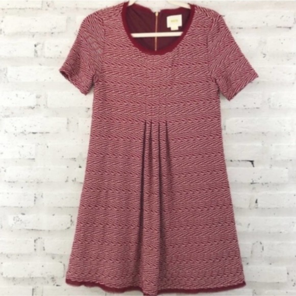 Anthropology Maeve Dora Red Dress Small - Picture 6 of 11